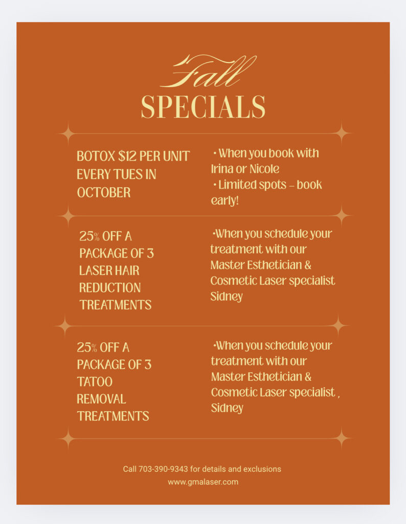 October Specials